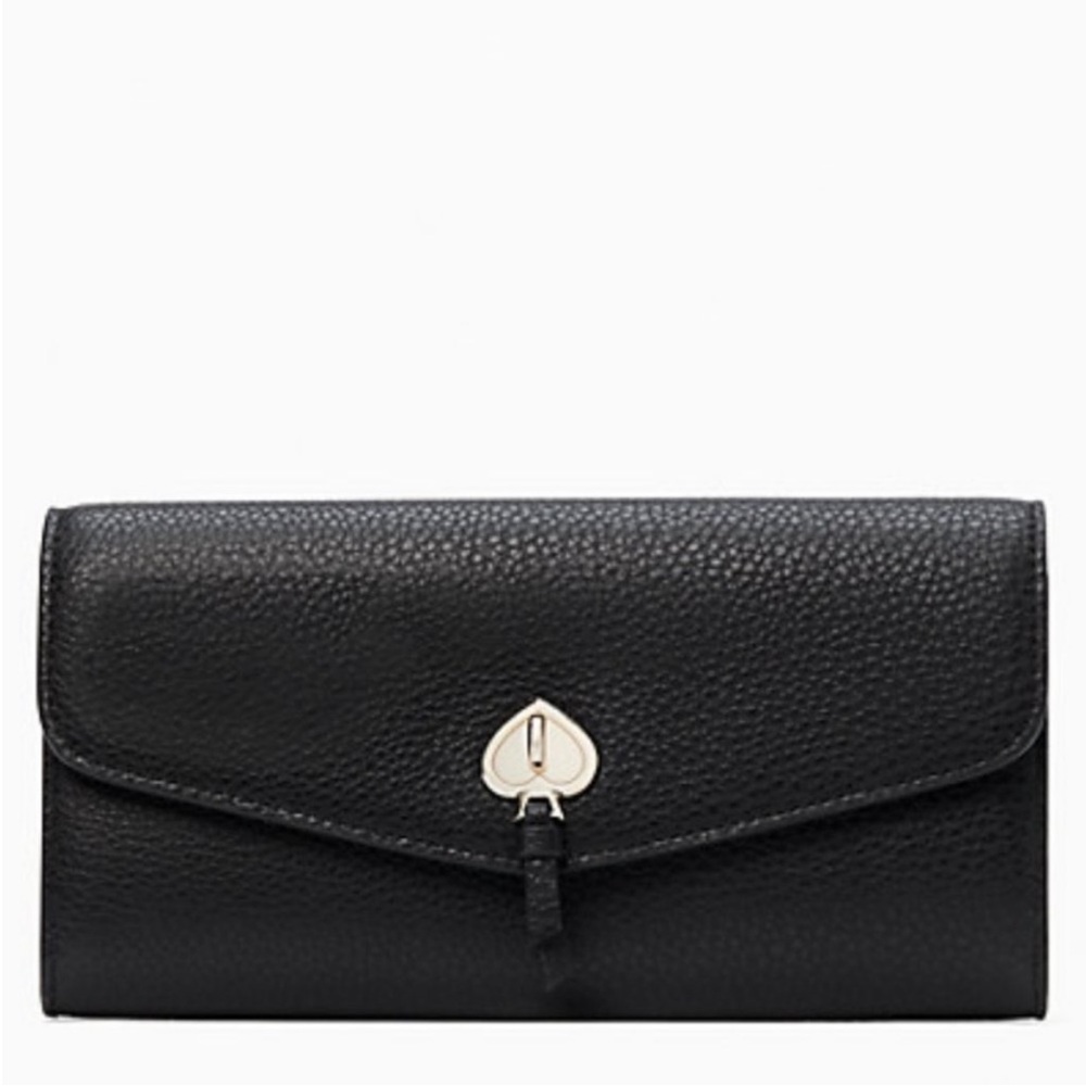 Kate Spade Marti Large Slim Flap
Wallet Black